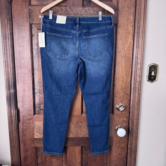 NWT Universal Thread Medium Blue Mid-Rise Skinny Jeans Size 12 Short - Picture 7 of 11